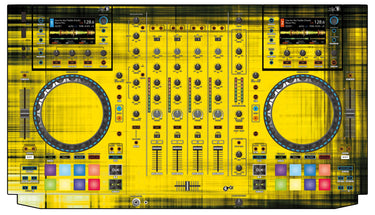Denon DJ MCX 8000 Skin Blacknyellow